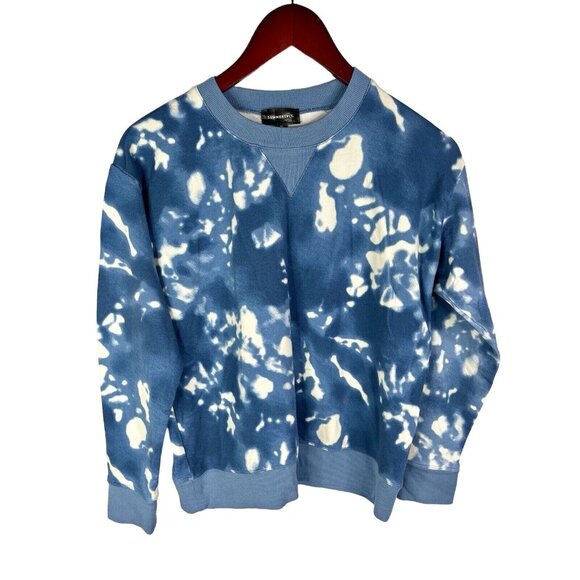 SUMMERSALT Women's Blue Tie Dye Sweatshirt XS - Picture 1 of 4